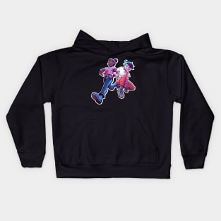 Fen and Lydia - Trans and Bi pride (no BG) Kids Hoodie